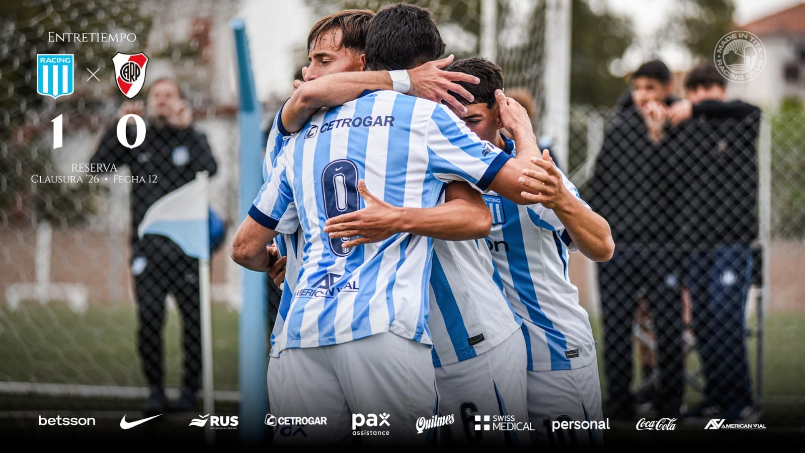 Racing lo ganaba, se lo dieron vuelta y lo empató con River