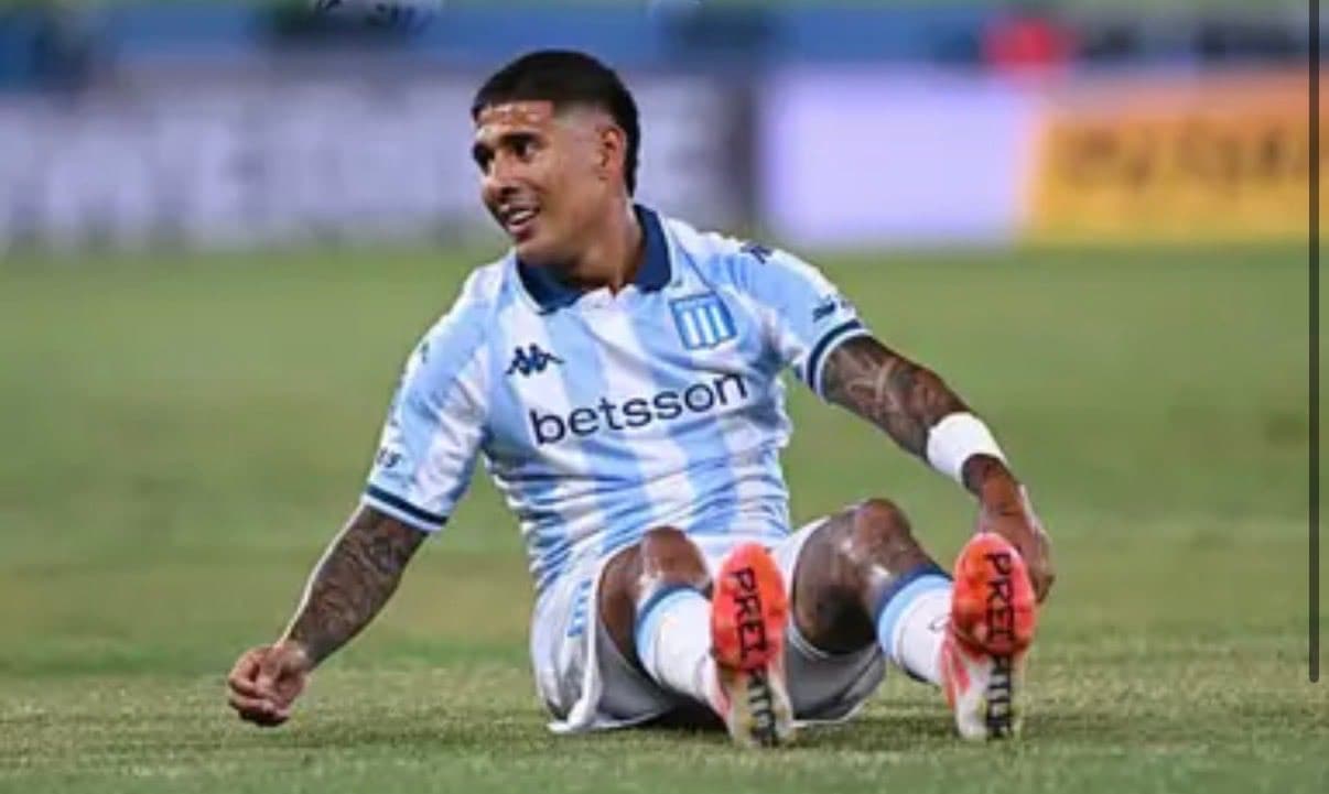 El karma de Zaracho en Racing con el detalle de sus lesiones