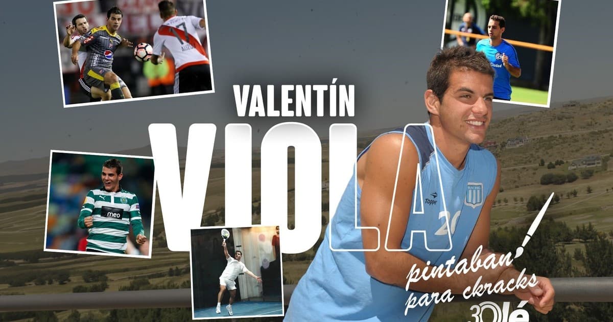 Valentín Viola: fue sparring de la Selección de Maradona en Sudáfrica, Racing lo vendió en una fortuna a Portugal y hoy juega al pádel