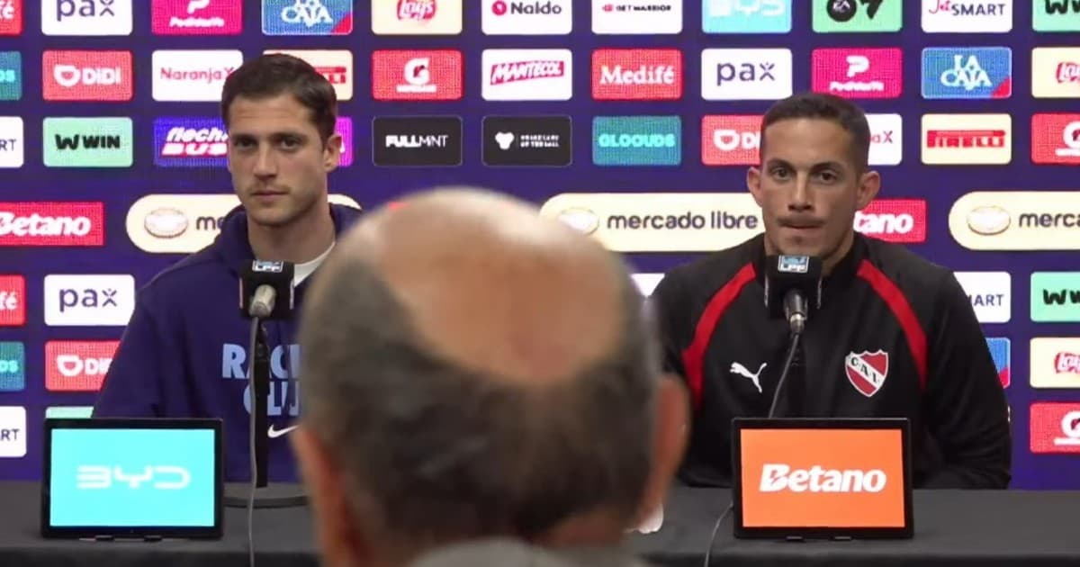 Video: el curioso momento en la conferencia previa al Clásico de Avellaneda